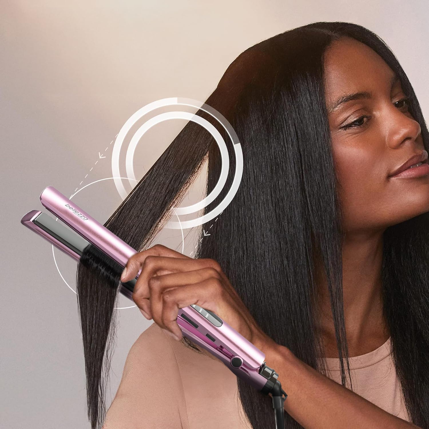 Amazon.com : Bellezza SleekBeauty 1” Digital Flat Iron - Ultra